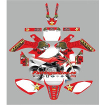 honda crf50 2004 2013metal mulisha red