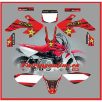 honda crf50 2004 2013 rockstar red