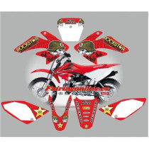 honda crf70 2007 2012metal mulisha red