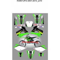 kawasaki kx85 ufo 2001 2013 monster