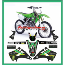 kawasaki team graphics kx125 kx250 2003 2004 2005 2006 2007