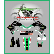 kawasaki 5th dragon team graphics kx250f 2006 2007 2008