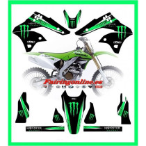 kawasaki team graphics kx250f kxf250 2006 2007 2008 kxf