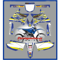 yamaha  rockstar blue yz125 250 2012 2013 ufo yz