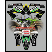 kawasaki team graphics kx450f kxf450 2009 2010 2011