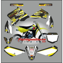 suzuki rm85 2001 2013 rockstar black