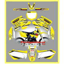 suzuki rm125 250 2001 2012 rockstar yellow