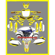 yamaha rockstar yellow yzf250 450 2002 2005