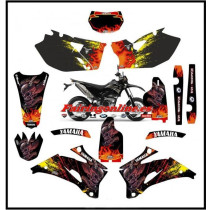 yamaha wr 250 2008 skull flame full