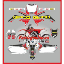 honda team geico crf250r crf250 09 13 crf450r crf450 09 12