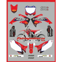 honda eleven ten mods graphics crf250r 10 13 crf450r 2009 2012  wht