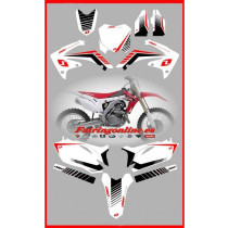 honda full kit 09 10 11 12 crf450r 10 11 12 13-crf250r moto x decals graphics