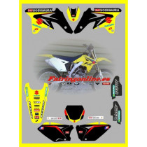 suzuki factory team graphics rmz250 07 08 2009