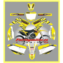 suzuki rmz250 2010 2013 rockstar yellow