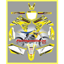 suzuki rmz450 2007 rockstar yellow