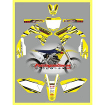 suzuki rmz450 2008 2013 rockstar yellow