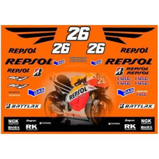  Moto GP 2009 FIAT EVO V.R Estoril Decal Set R1 R6