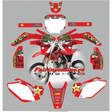 honda crf150 2007 2013 metal mulisha red