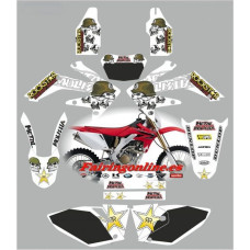 honda crf250x 2008 metal mulisha white