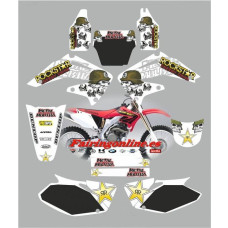 honda crf450 2002 2004 metal mulisha white