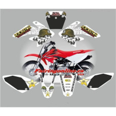 honda crf70 2007 2012metal mulisha white