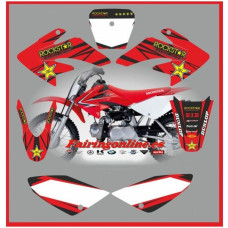 honda crf70 2007 2012 rockstar red