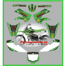 kawasaki klx110 rockstar green