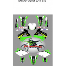 kawasaki kx85 ufo 2001 2013 monster