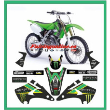 kawasaki team graphics kx125 kx250 2003 2004 2005 2006 2007