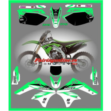 kawasaki team graphics kxf kx250f