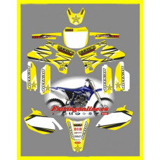 yamaha rockstar yellow yzf250 450 2002 2005