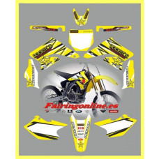 suzuki rmz250 2004 2006 rockstar yellow