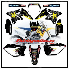 suzuki rmz250 2007 2009 rockstar black