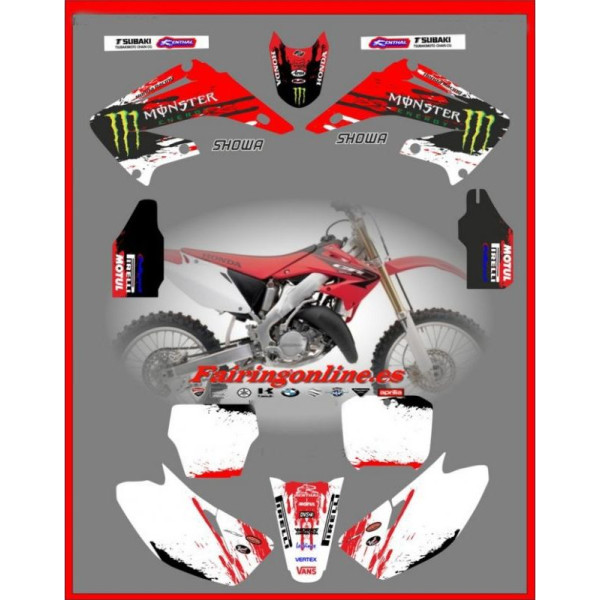 honda team graphics backgrounds cr125 cr250 white 02