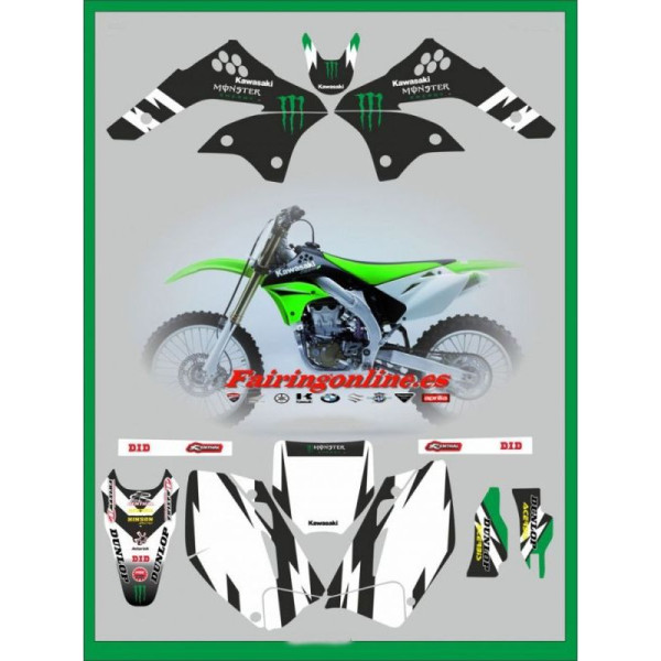 kawasaki team kx450f kxf450 06 07 08