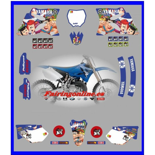 yamaha yz250 2005 2009 fred flinstone