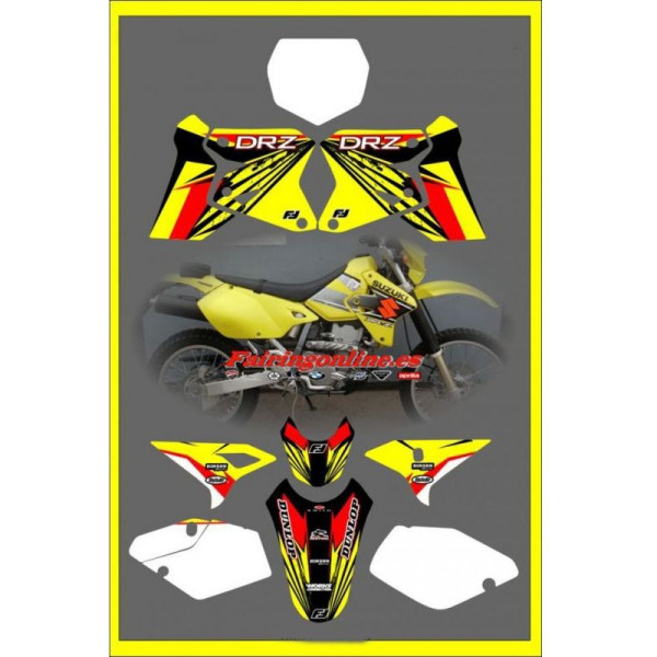 suzuki tsi team graphics drz400 drz400s drz400e drz400sm