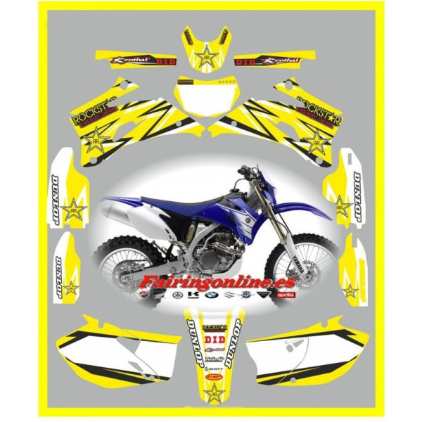 yamaha rockstar yellow wr450f 2007 2011