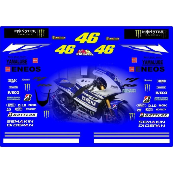 2014 YAMAHA VALENTINO ROSSI MOTO GP TEST BIKE