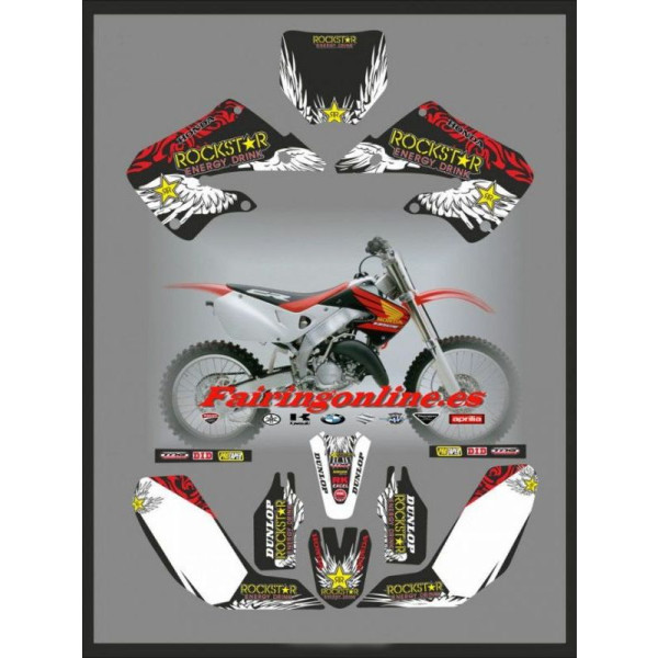 honda cr125 250 rockstar wings 1999 2001