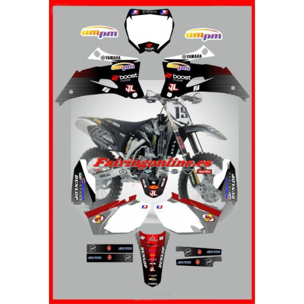 yamaha law team graphics yz250f yz450f yzf250 yzf450 06 07 08 09