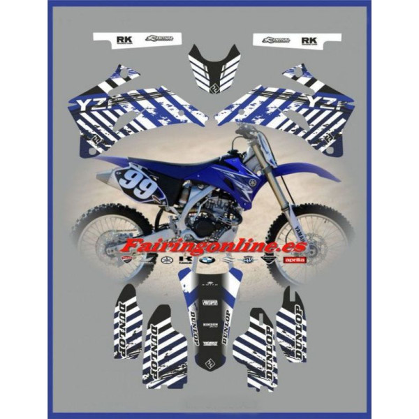 yamaha pro team series graphics yz250f yz450f yzf 06 07 08 2009
