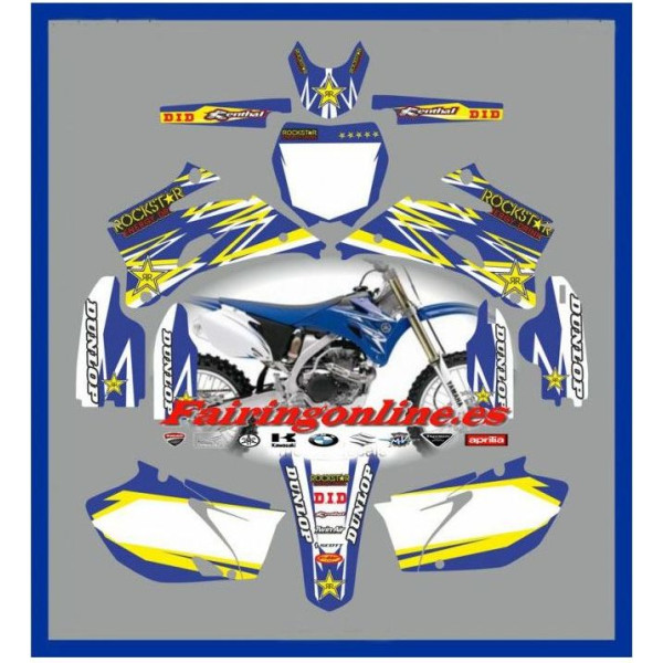 yamaha rockstar blue yzf250 450 2006 2009