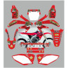 honda crf450 2005 2007 metal mulisha red