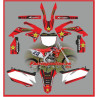 honda crf450 2009 2012 rockstar red