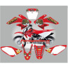 honda crf70 2007 2012metal mulisha red