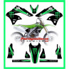 kawasaki team graphics kx250f kxf250 2006 2007 2008 kxf