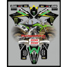 kawasaki team graphics kx450f kxf450 2009 2010 2011