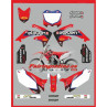 honda eleven ten mods graphics crf250r 10 13 crf450r 2009 2012  wht