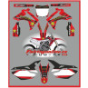 honda crf 450 2013 rockstar red decals graphics moto x rr